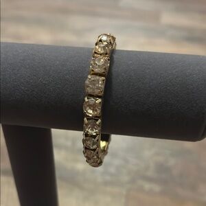 Elegant Gold and Brown Bracelet